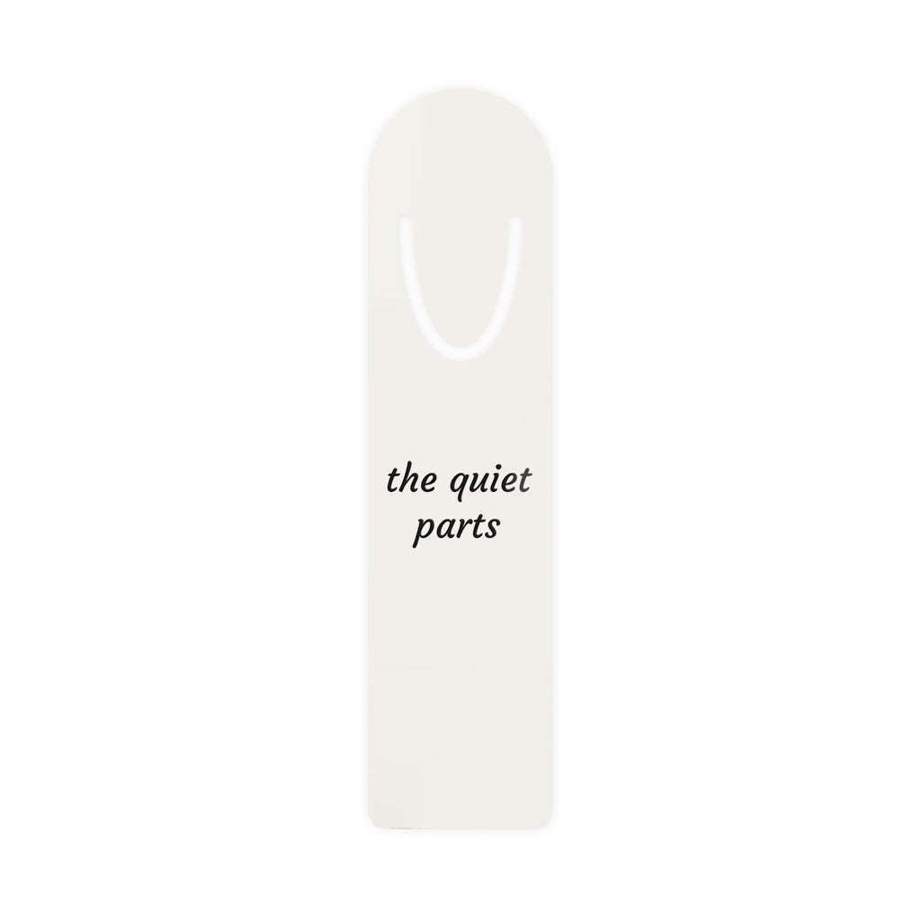 The Quiet Bookmark — The Quiet Parts (Bone)