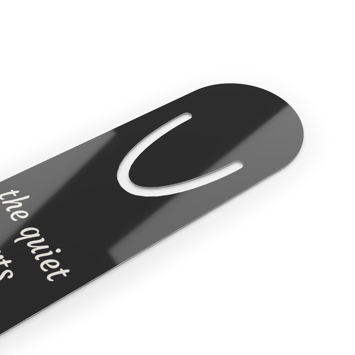The Quiet Bookmark — The Quiet Parts (Charcoal)